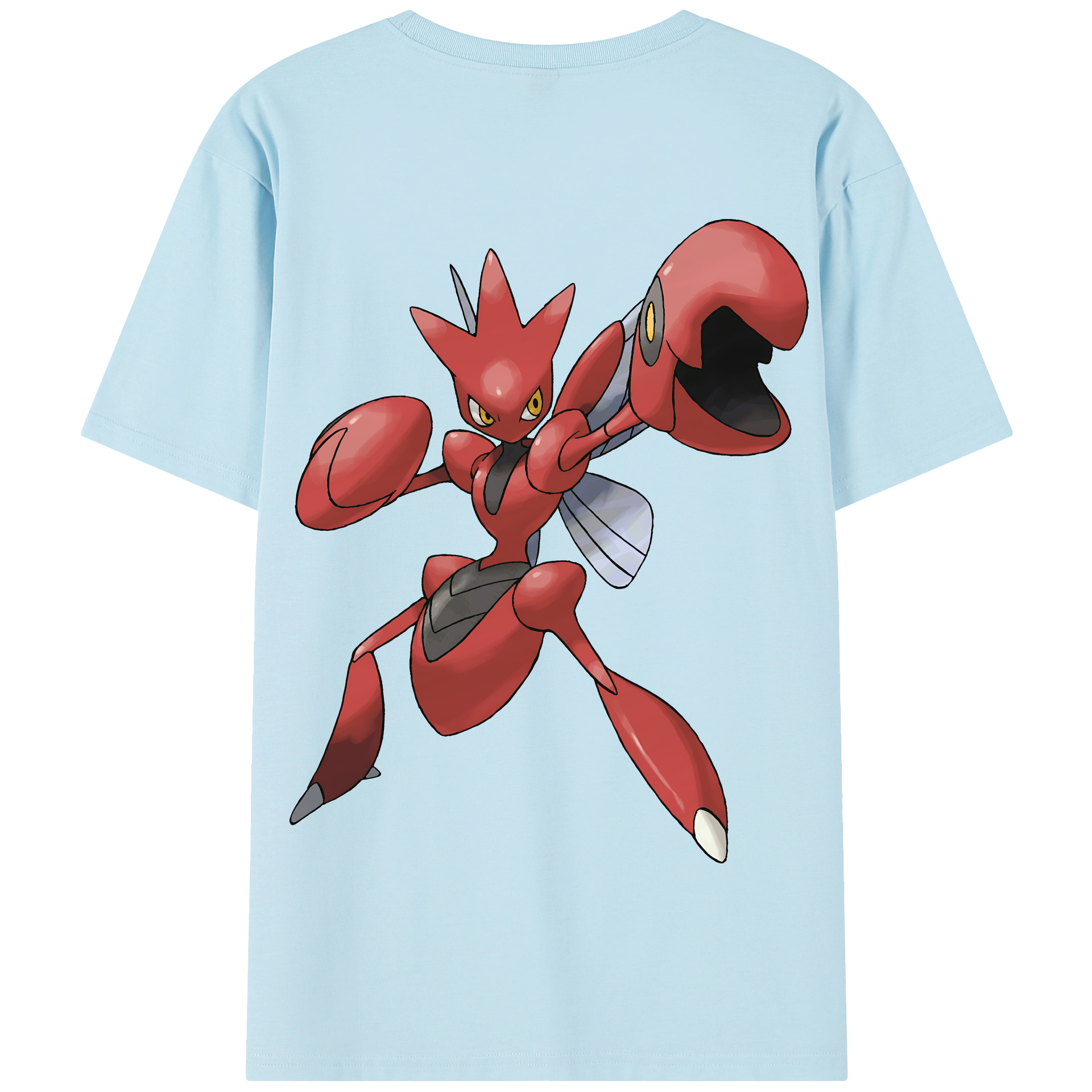 （画像用） ポケットモンスター Pokémon 綿100％半袖Tシャツ（背面プリント）